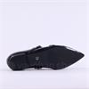Tamaris Abril Pointed Strappy Flat Shoe - Black