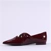 Tamaris Abril Pointed Strappy Flat Shoe - Merlot