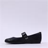 Tamaris Flat Ballerina Strap Buckle - Black