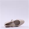 Tamaris Keala Block Heel Mary Jane Court - Ivory Patent