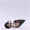 Tamaris Gabbe Mesh Diamante Detail Heel - Black