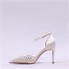 Tamaris Gabbe Mesh Diamante Detail Heel - Pearl