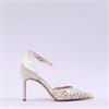 Tamaris Gabbe Mesh Diamante Detail Heel - Pearl