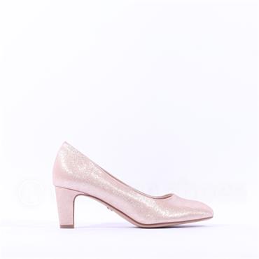 Tamaris Daenerys Classic Mid Heel - Rose Metallic