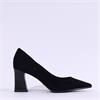 Tamaris Reyna Pointed Block High Heel - Black Combi