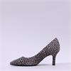 Tamaris Joane Classic Pointed Mid Heel - Leopard Print