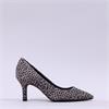 Tamaris Joane Classic Pointed Mid Heel - Leopard Print