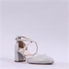 Tamaris Daenerys Cross Strap Block Heel - Platinum