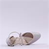 Tamaris Daenerys Cross Strap Block Heel - Platinum