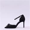 Tamaris Gabbe Jewel Toe Pencil Heel - Black