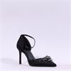 Tamaris Gabbe Jewel Toe Pencil Heel - Black