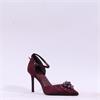 Tamaris Gabbe Jewel Toe Pencil Heel - Merlot