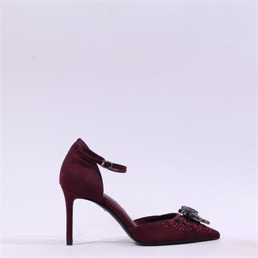 Tamaris Gabbe Jewel Toe Pencil Heel - Merlot