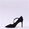 Tamaris Gabbe Diamante Strap Pencil Heel - Black