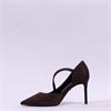 Tamaris Gabbe Diamante Strap Pencil Heel - Brown