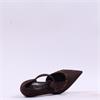 Tamaris Gabbe Diamante Strap Pencil Heel - Brown