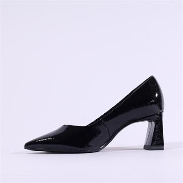 Tamaris Aquila Pointed Block High Heel - Black