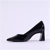 Tamaris Aquila Pointed Block High Heel - Black
