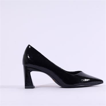 Tamaris Aquila Pointed Block High Heel - Black