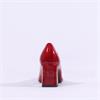 Tamaris Aquila Pointed Block High Heel - Red
