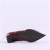 Tamaris Aquila Pointed Block High Heel - Red