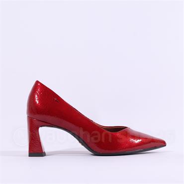 Tamaris Aquila Pointed Block High Heel - Red