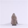 Tamaris Aquila Pointed Block High Heel - Beige Snake