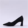 Tamaris Aquila Pointed Block High Heel - Black