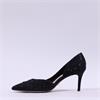 Tamaris Nyra Pointed Toe High Heel - Black Sparkle
