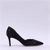 Tamaris Nyra Pointed Toe High Heel - Black Sparkle