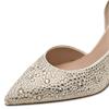 Tamaris Nyra Pointed Toe High Heel - Pearl Sparkle