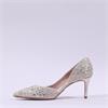 Tamaris Nyra Pointed Toe High Heel - Pearl Sparkle
