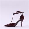 Tamaris Gabbe T Bar Pencil Heel - Merlot