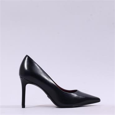 Tamaris Gabbe Classic Pencil High Heel - Black Leather