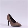 Tamaris Gabbe Classic Pencil High Heel - Taupe Suede