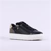 Tamaris Alexia Platform Sidezip Trainer - Black Gold