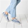 Tamaris Alexia Platform Sidezip Trainer - Light Blue Metallic
