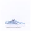Tamaris Alexia Platform Sidezip Trainer - Light Blue Metallic