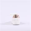 Tamaris Alexia Platform Sidezip Trainer - White Rose Gold