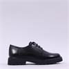 Tamaris Tavendra Stitch Sole Laced Shoe - Black Shine