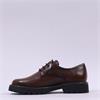 Tamaris Tavendra Stitch Sole Laced Shoe - Brown Shine