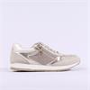 Tamaris Daki Side Zip Lace Trainer - Ivory