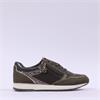 Tamaris Daki Side Zip Lace Trainer - Olive Combi