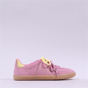 Tamaris Krista Gumsole Laced Trainer - Pink Combi