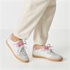 Tamaris Krista Gumsole Laced Trainer - White Rose Combi