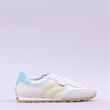 Tamaris Enzia Low Profile T-Toe Trainer - White Combi