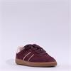 Tamaris Tati T Toe Laced Low Trainer - Burgundy