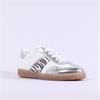Tamaris Tati T Toe Laced Low Trainer - Zebra Combi