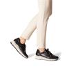 Tamaris Vinny Sidezip Lace Wedge Trainer - Black