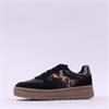 Tamaris Boogie Platform Two Tone Trainer - Black Leopard
